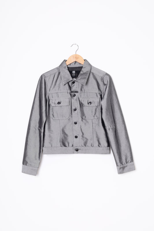 Marithe Francois Girbaud Womens Grey Jacket Size S