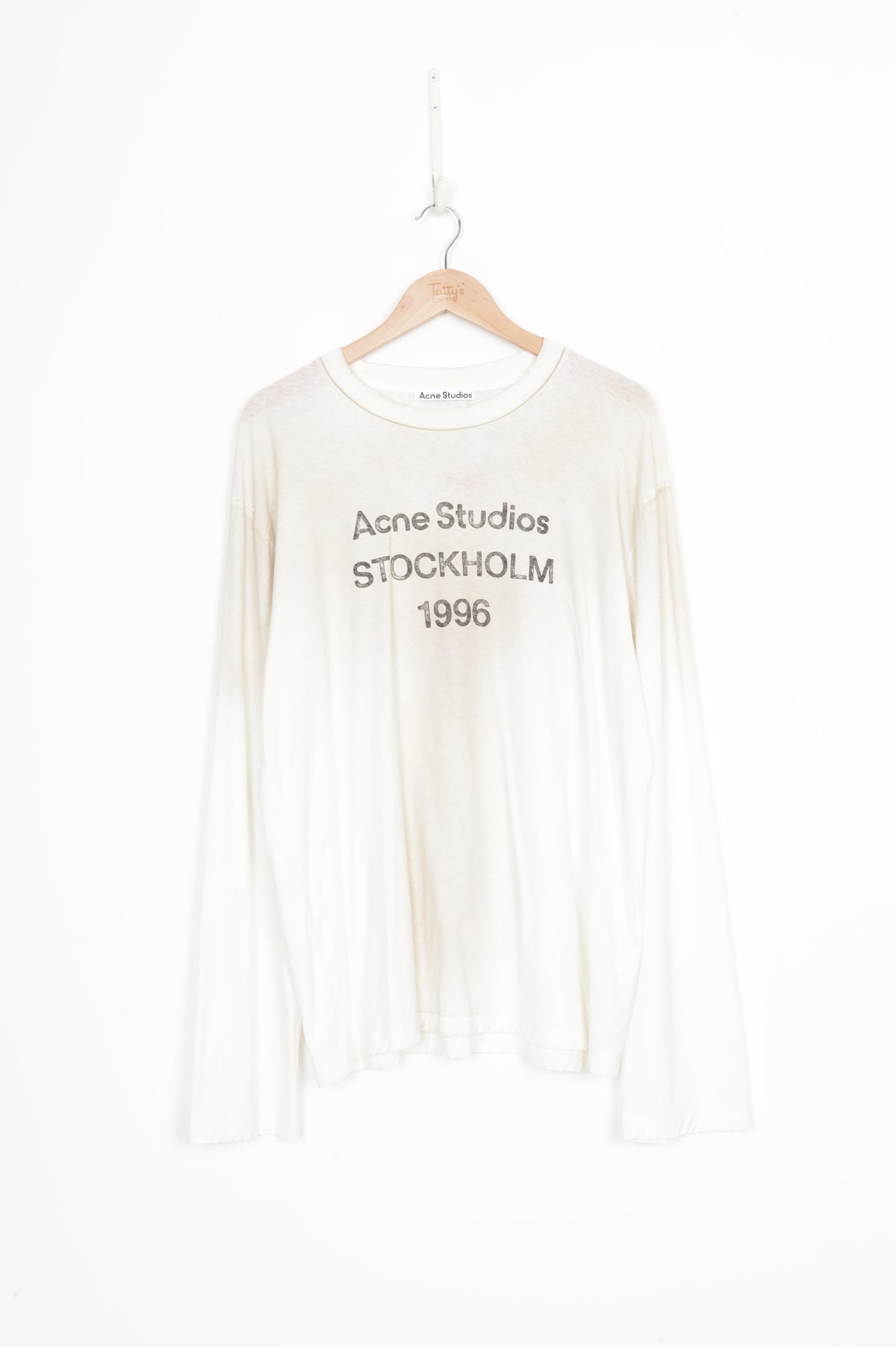 Acne Studios Mens Cream Top Size L
