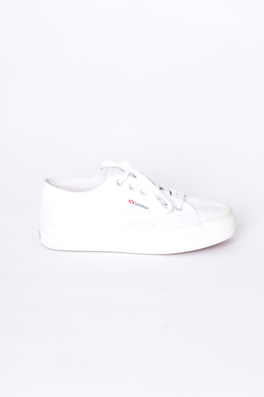 superga Womens White Sneakers Size EU 40