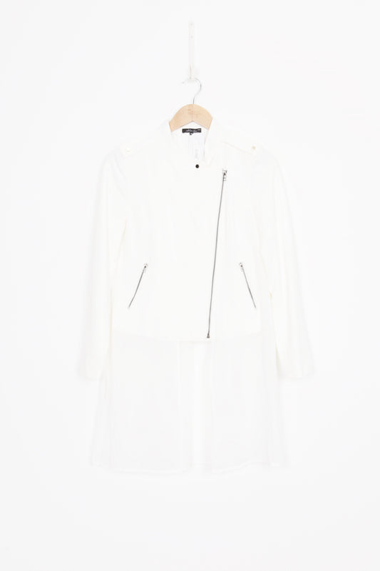 Alice Tam Womens White Jacket Size 38