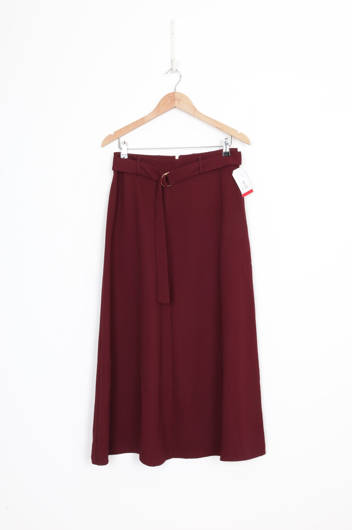 Kate Sylvester Womens Red Maxi Skirt Size 10