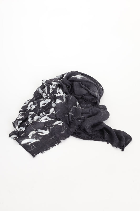 We Ar Womens Black Scarf Size O/S