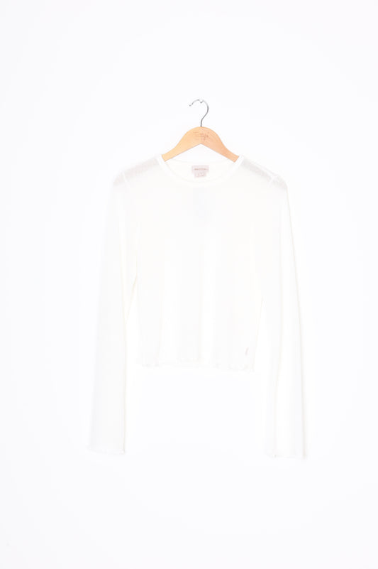 Brixton Womens White Top Size 12