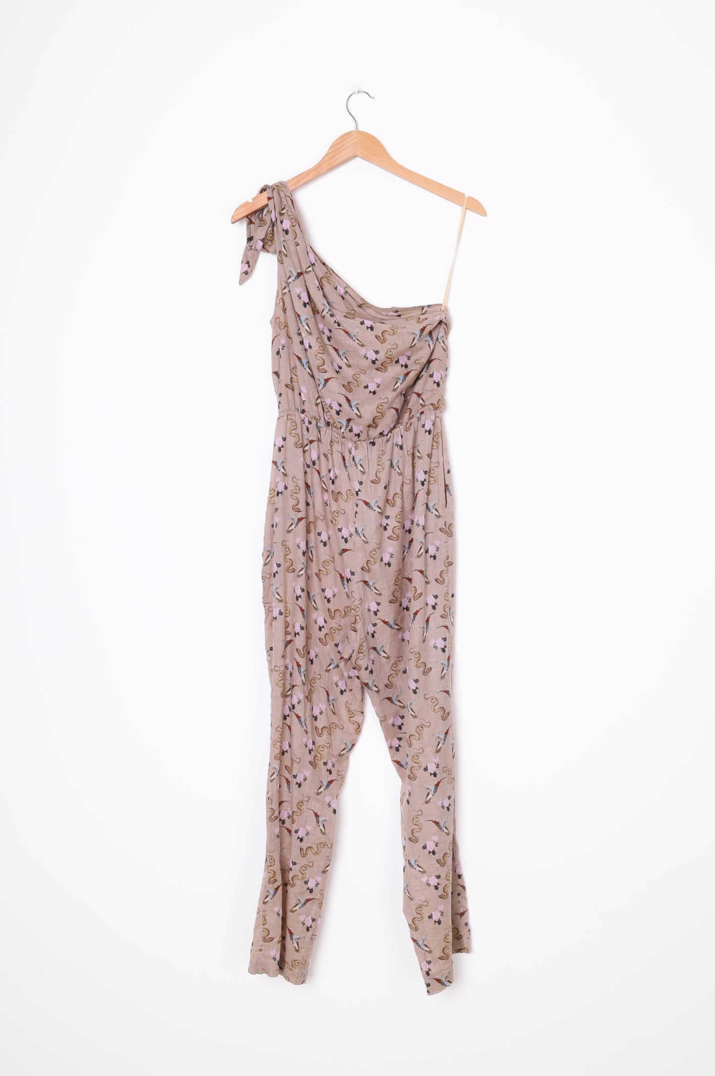 Nanushka Womens Beige Jumpsuit Size L