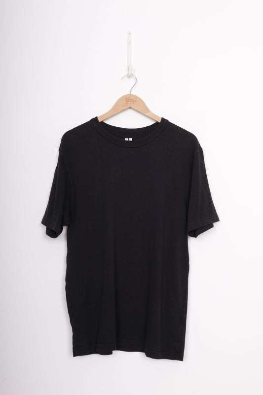 Uniqlo Mens Black T-shirt Size M