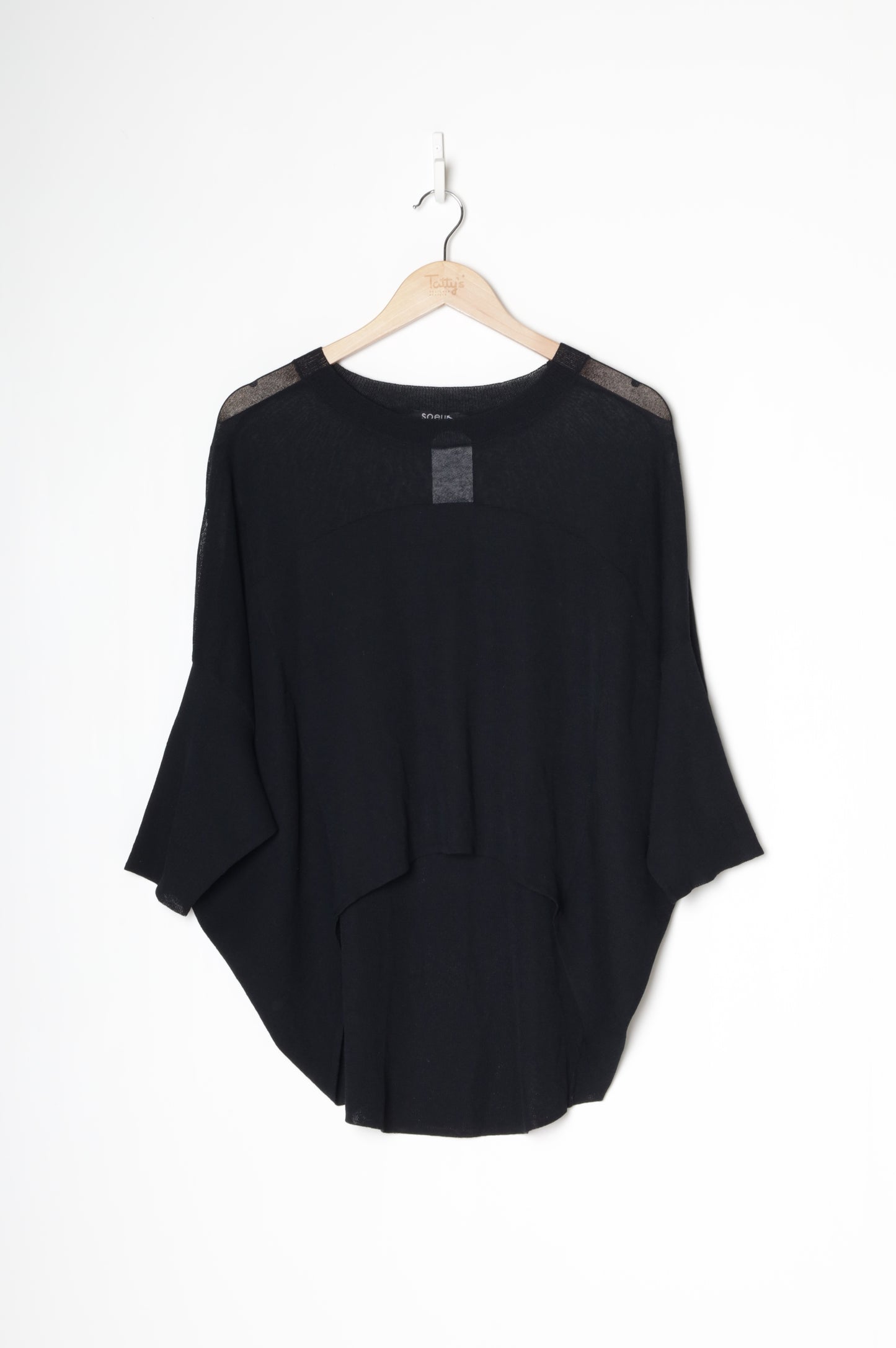 Soeur Womens Black Top Size M
