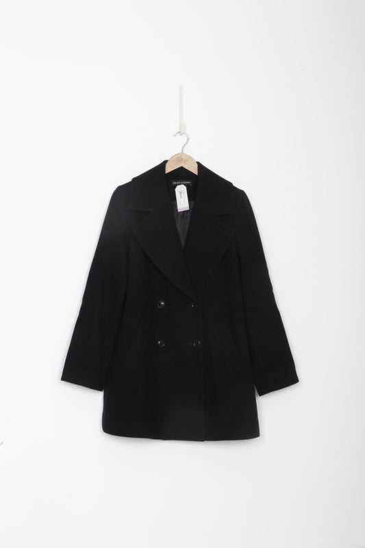 Helen Cherry (NZ made) Womens Black Coat Size M