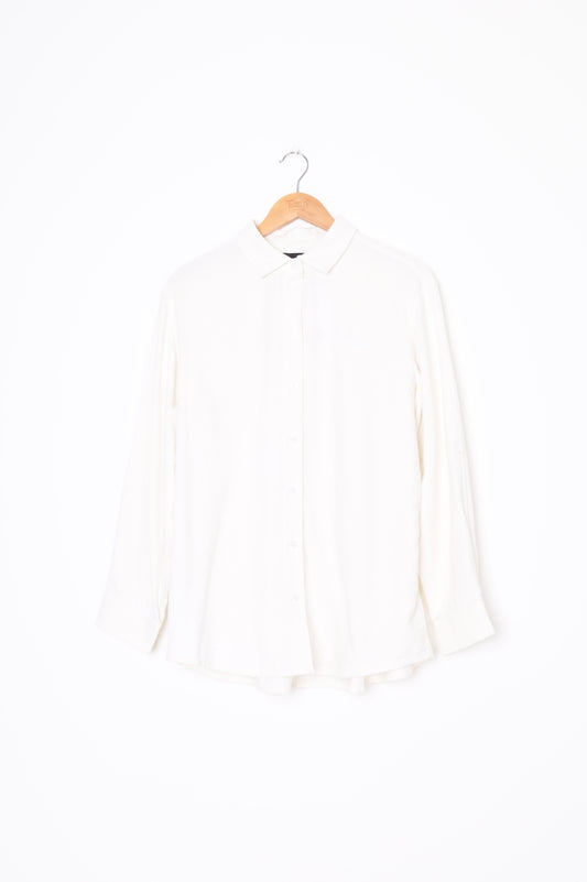 Clique Womens White Shirt Size M