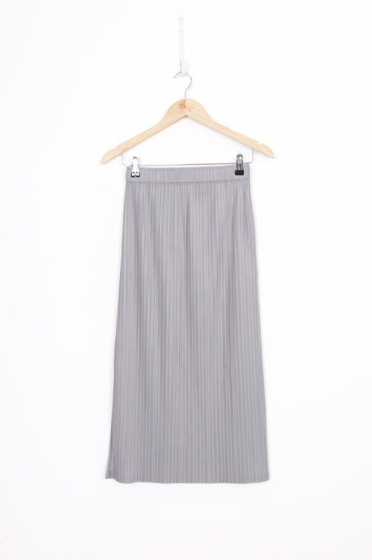 Issey Miyake Pleats Please Womens Grey Skirt Size S