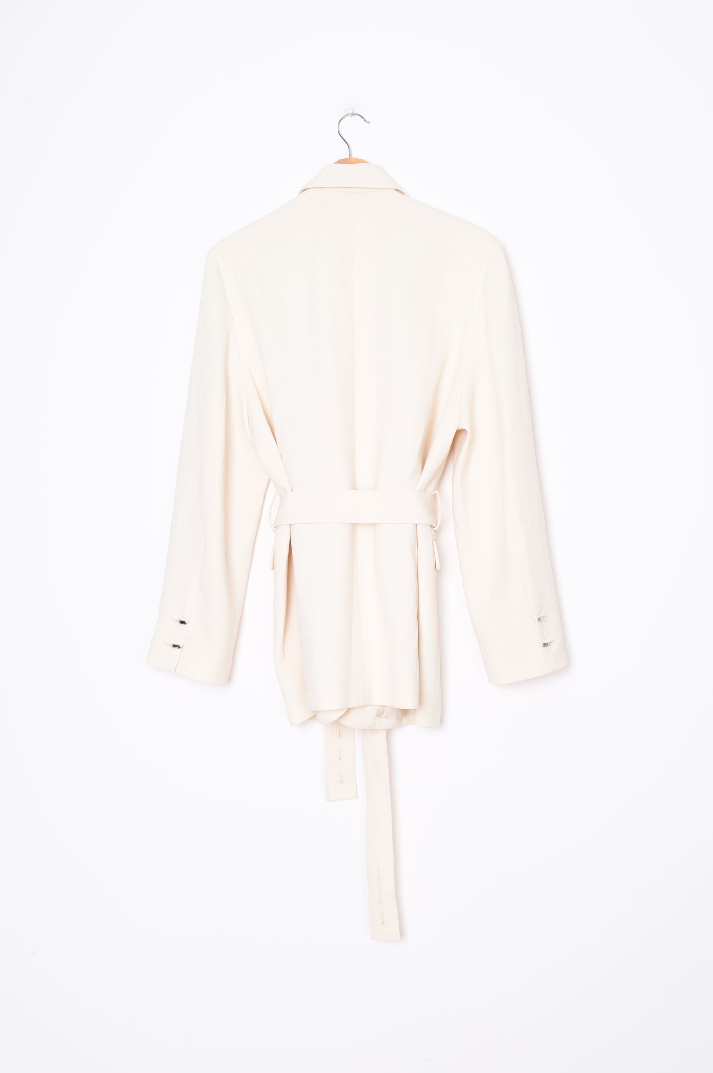 Paris Georgia Womens Cream Blazer Size S