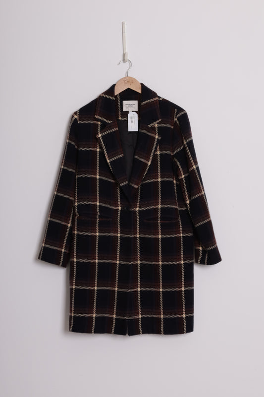 Twenty Seven Names Womens Black Coat Size 12