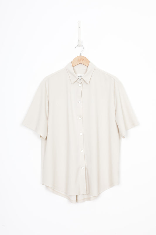 Caitlin Crisp Womens Beige Top Size 12