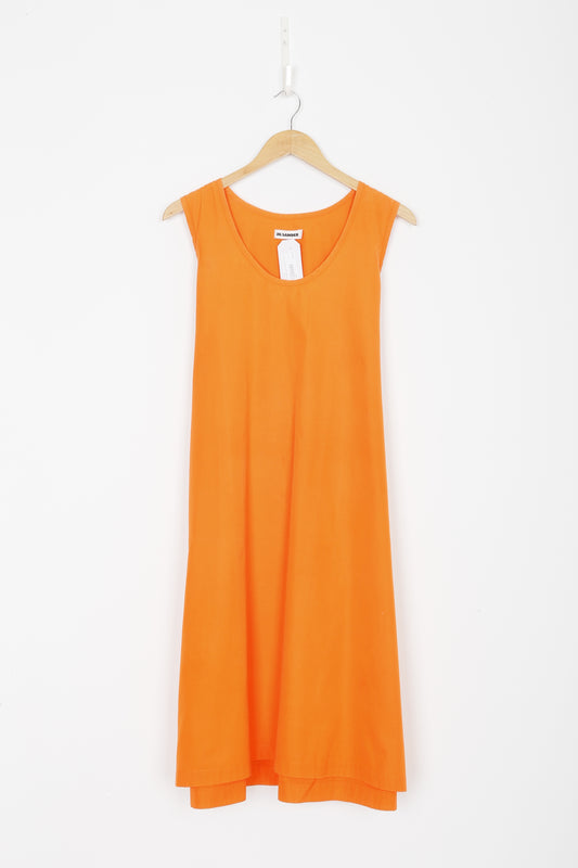 Jil Sander Womens Orange Dress Size 40