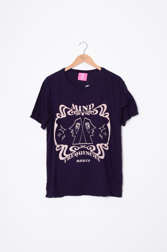 One Teaspoon Womens Purple T-shirt Size XS