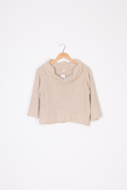 Gorman Womens Cream Jumper Size M