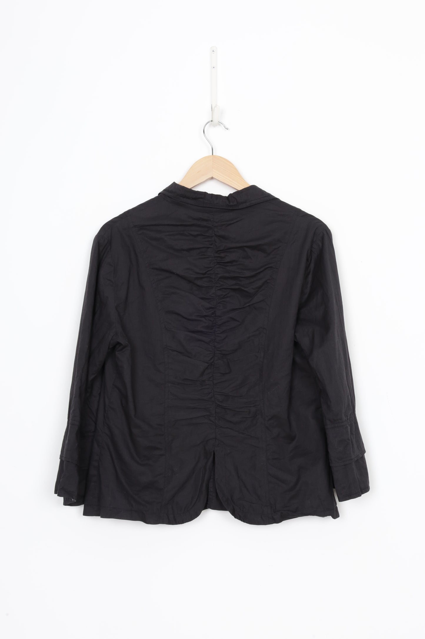 Yvonne Black Womens Black Jacket Size 12