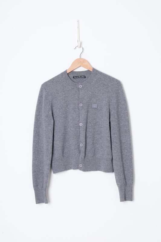 Acne Studios Womens Grey Cardigan Size L