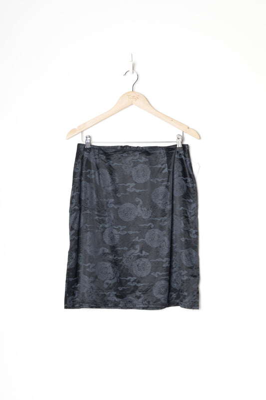 David Pond Womens Black Mini Skirt Size 14