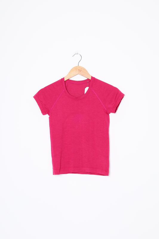 Lululemon Womens Pink T-shirt Size 2