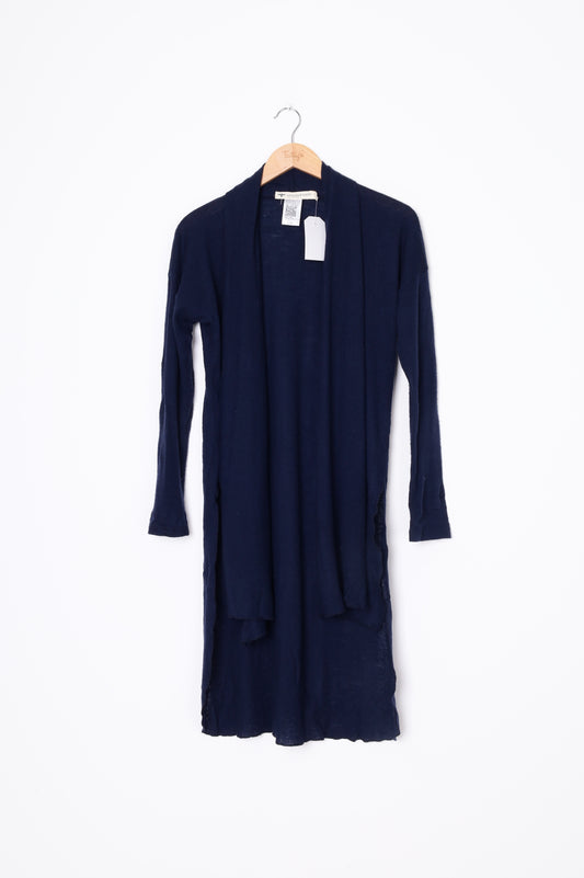 Untouched World Womens Blue Cardigan Size S