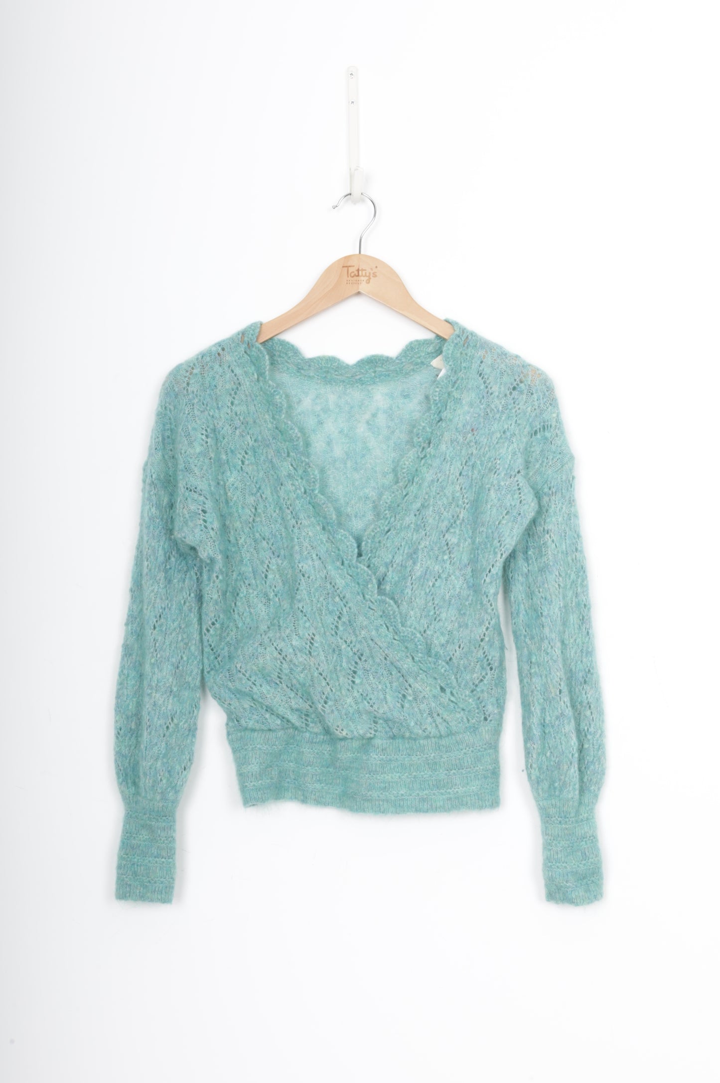 La Maille Sezane Womens Blue Top Size S