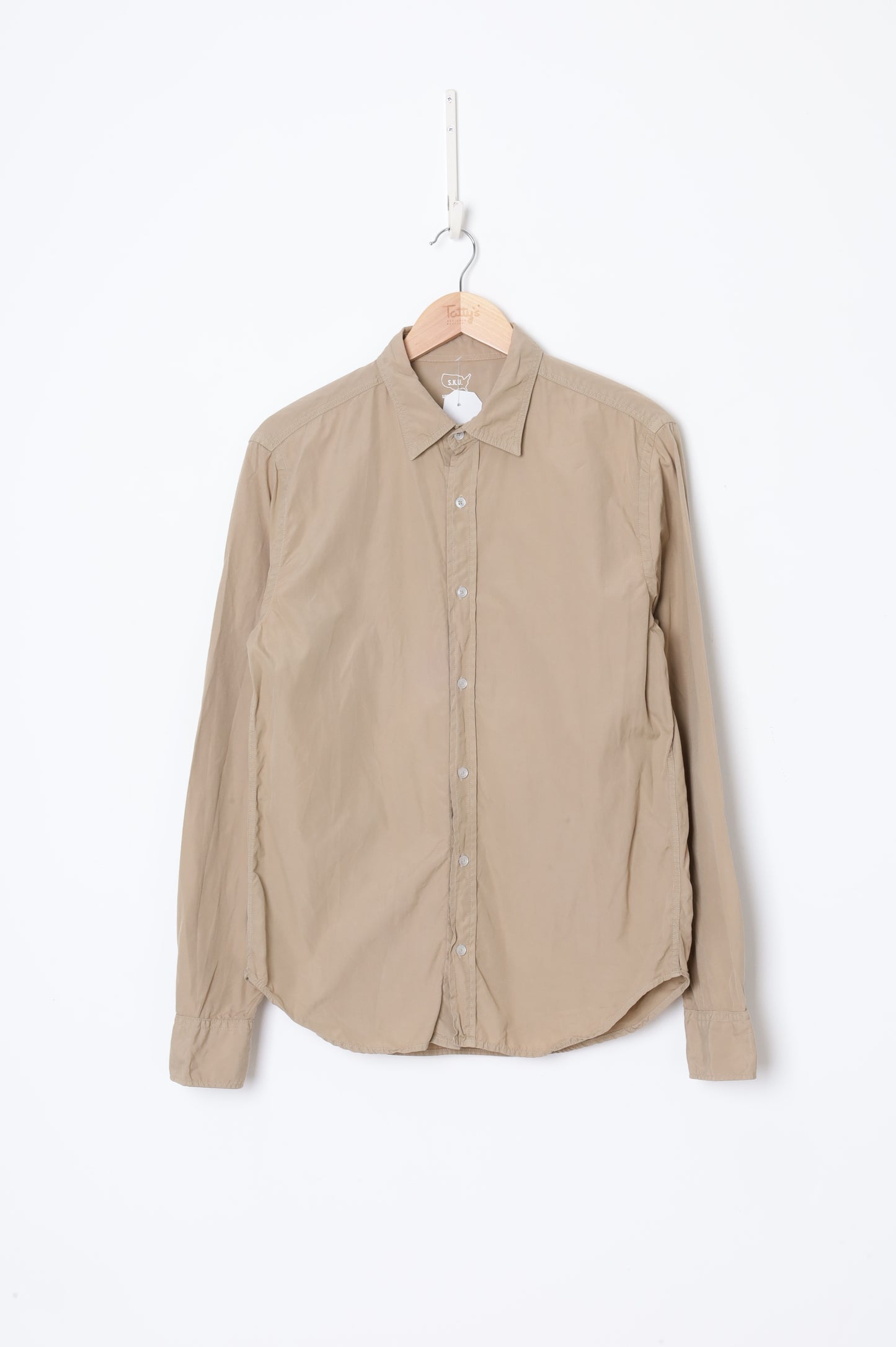 S.K.U. (Save Khaki United) Womens Beige Shirt Size S