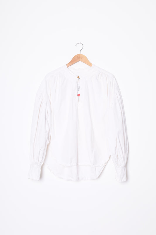 Bassike Womens White Blouse Size XS
