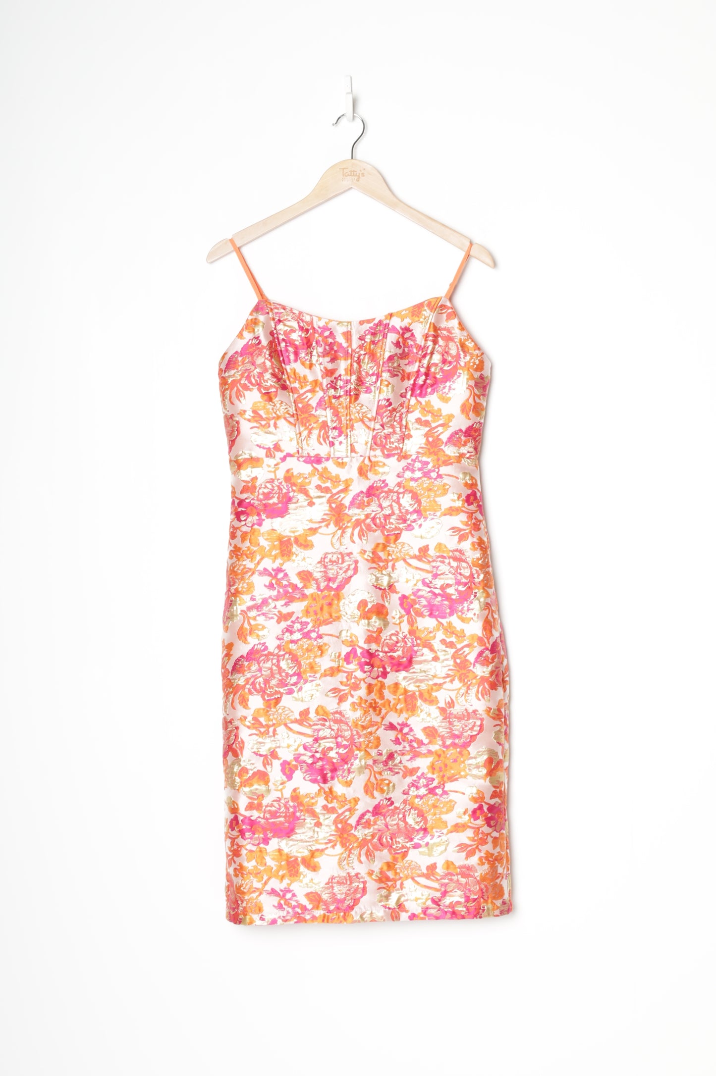 No Label Womens Orange Dress Size M