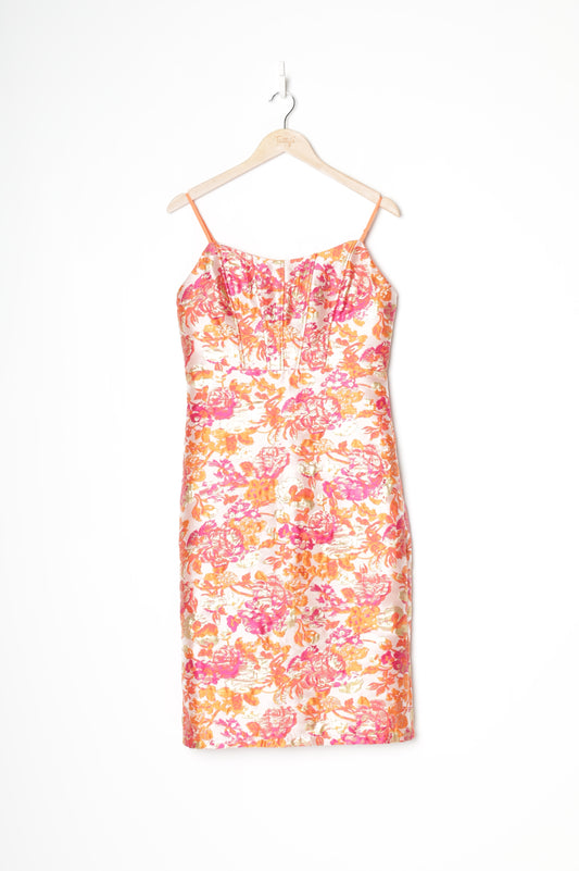 No Label Womens Orange Dress Size M