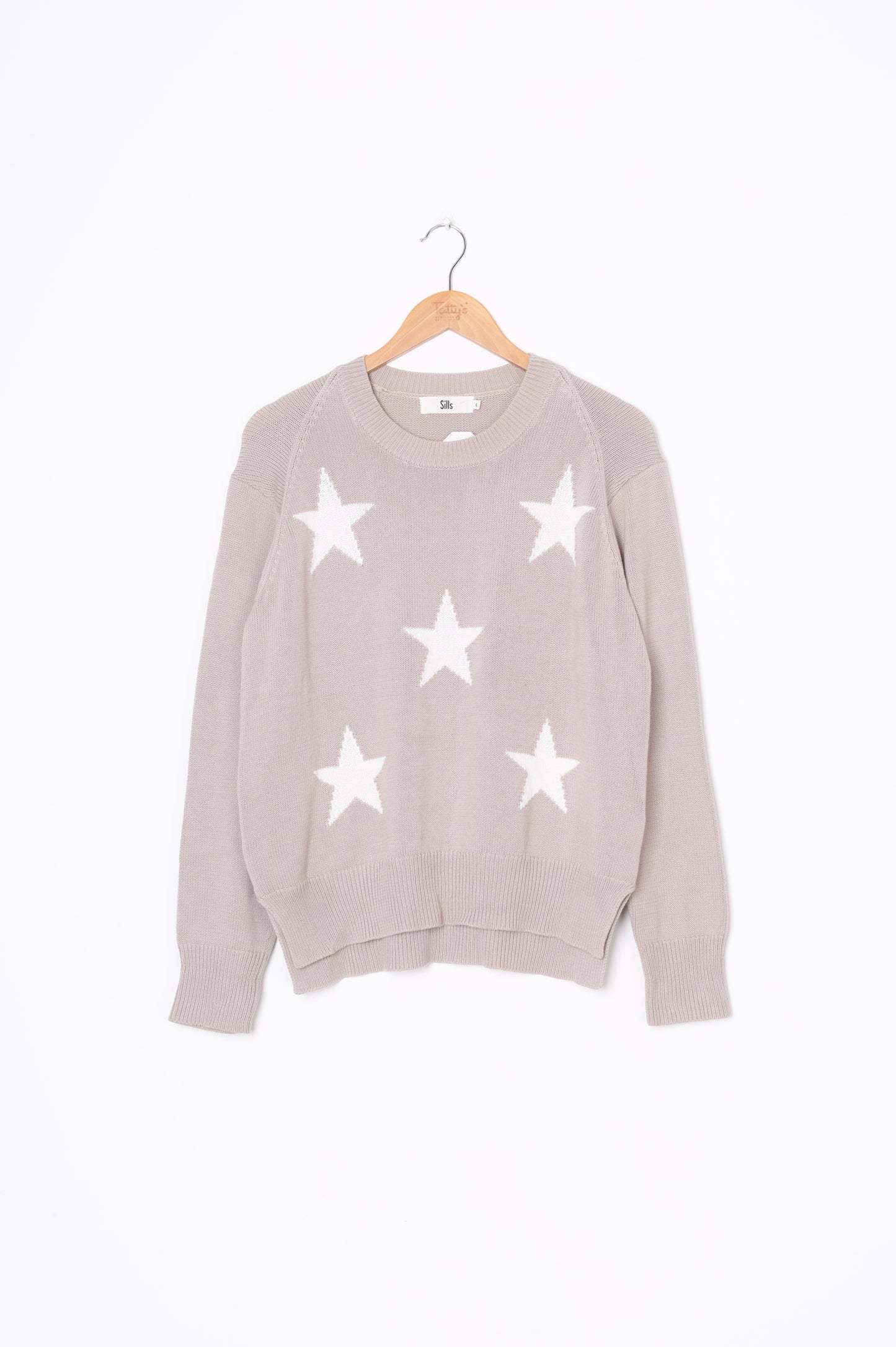 Sills Womens Beige Jumper Size L