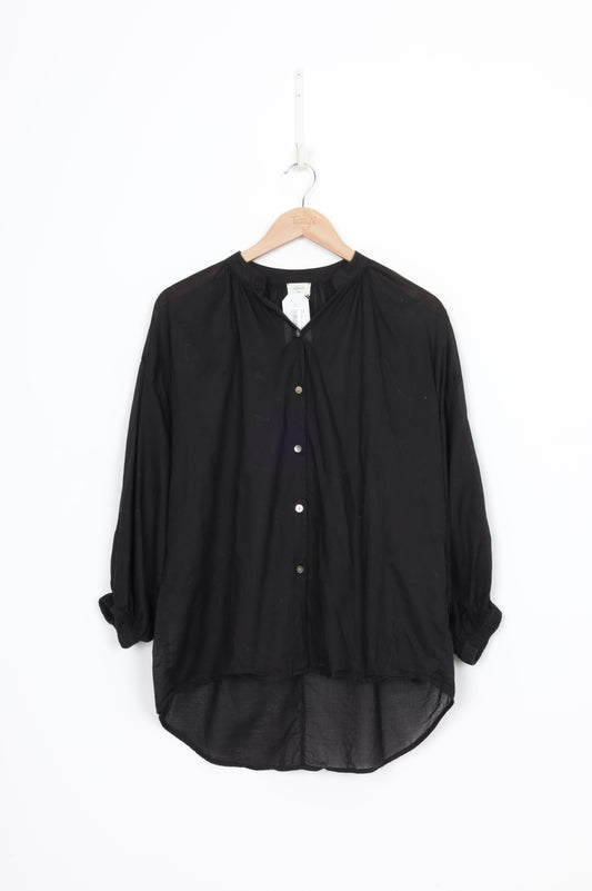 Mahsa Womens Black Blouse Size XS
