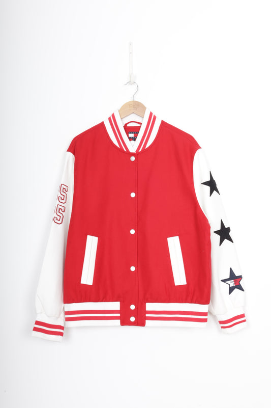 Tommy Jeans Womens Red Jacket Size L