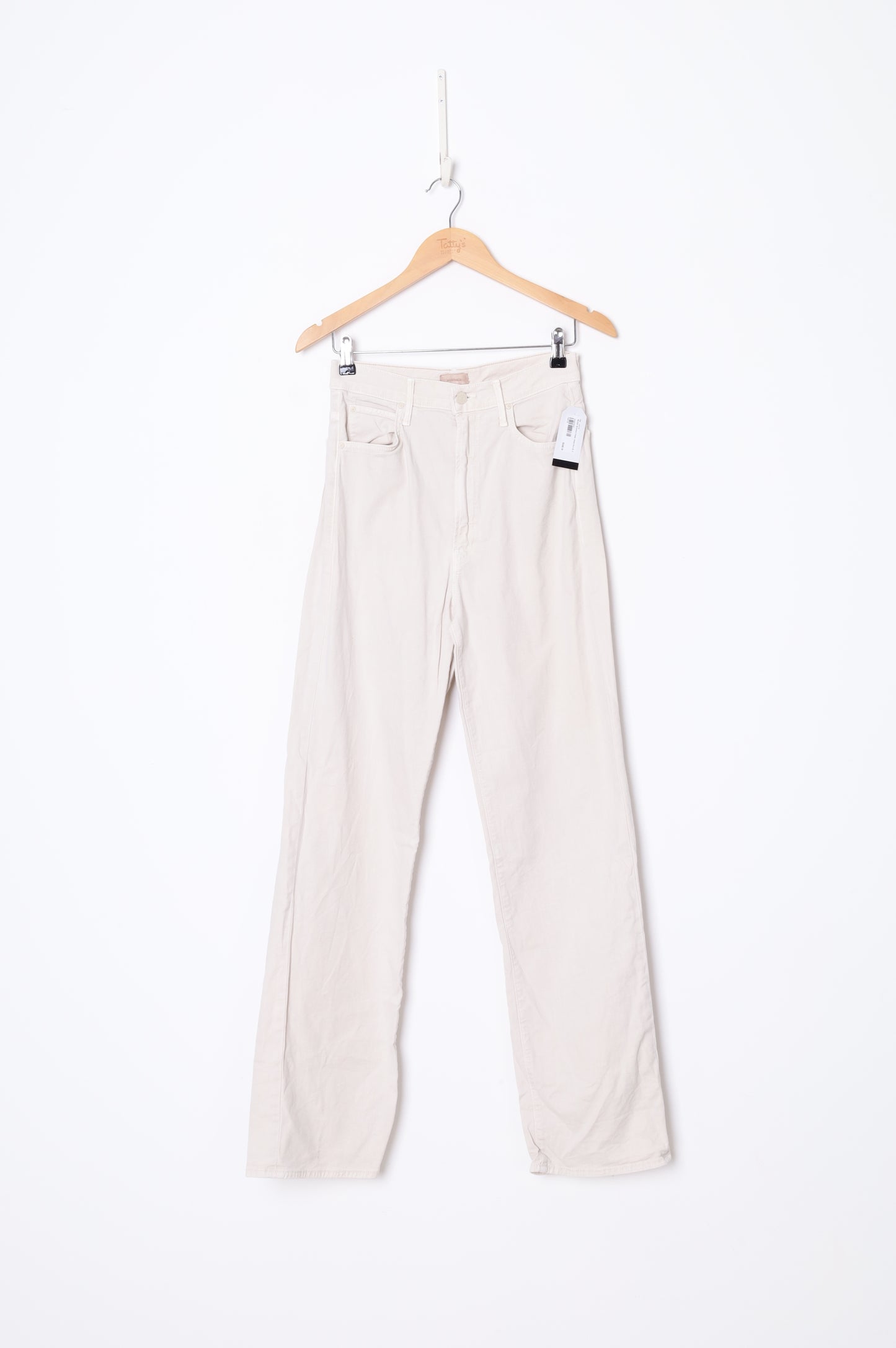 Mother Womens Cream Jeans Size W 27