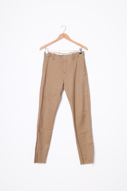 Acne Studios Mens Beige Pants Size 44