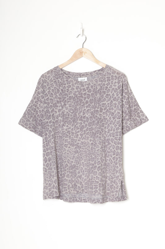 Seed Womens Grey T-shirt Size M