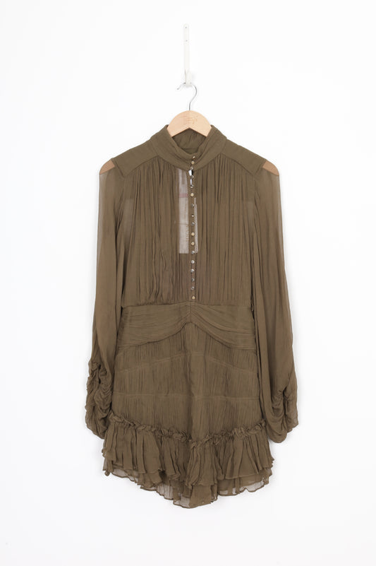 Shona Joy Womens Green Dress Size 6