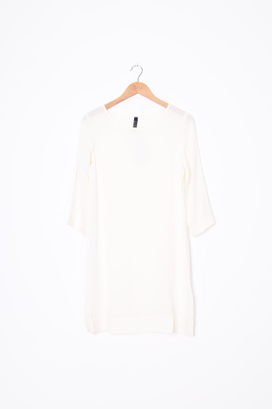Visage Womens Cream Dress Size M