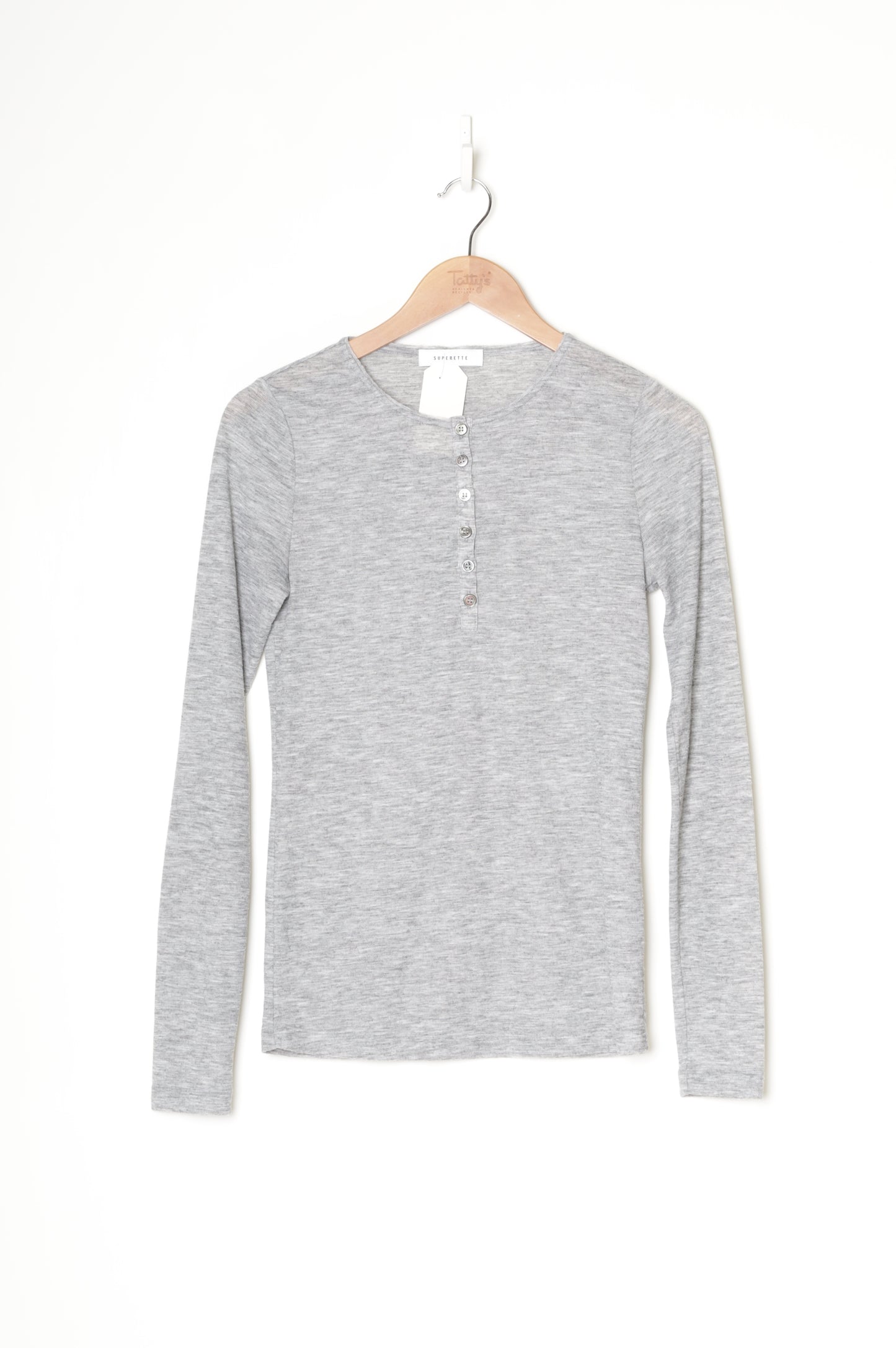 Superette Womens Grey Top Size 10