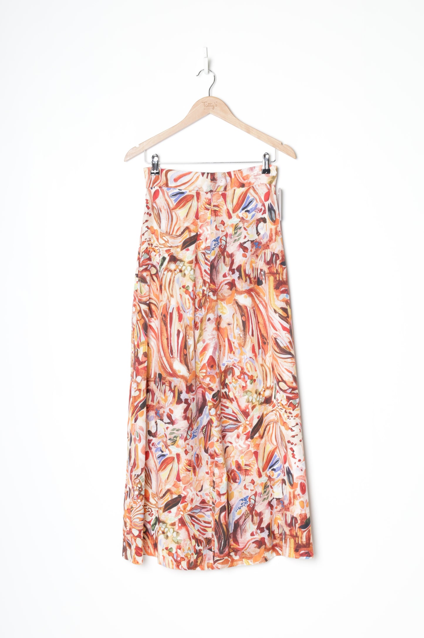 Kuwaii Womens Orange Pants Size 8