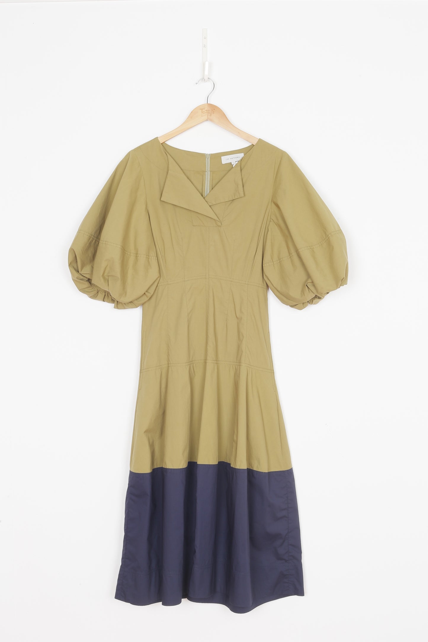 Lee Mathews Womens Green Dress Size 0