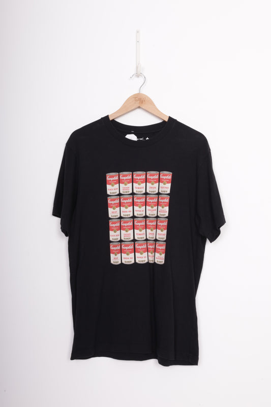 Uniqlo x Andy Warhol Mens Black T-shirt Size M