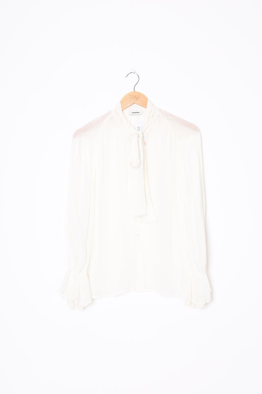 Sandro Womens White Top Size M