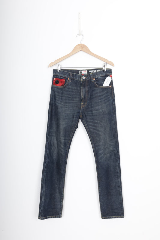 Aape Womens Blue Jeans Size M