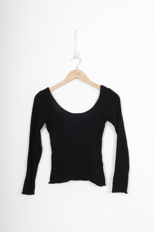 Marle Womens Black Top Size 6