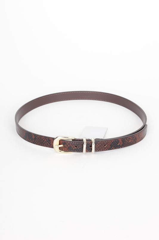 Sezane Womens Brown Belt Size 85