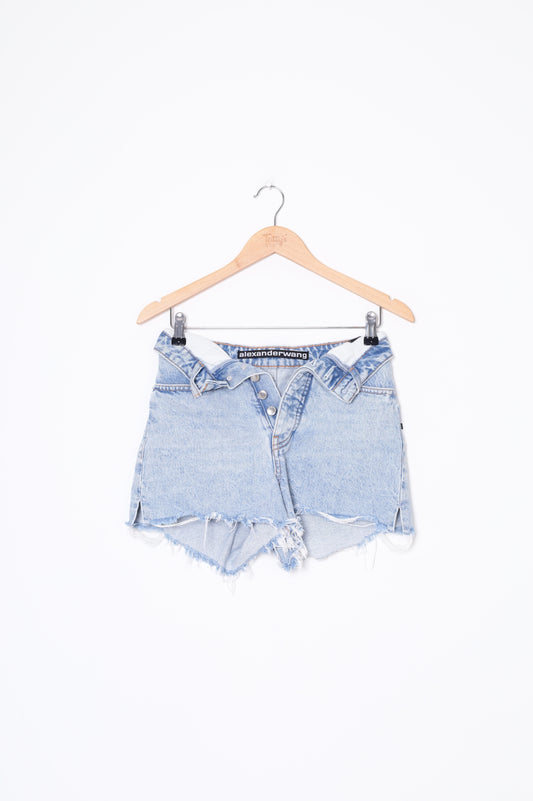 Alexander Wang Womens Blue Shorts Size W 25
