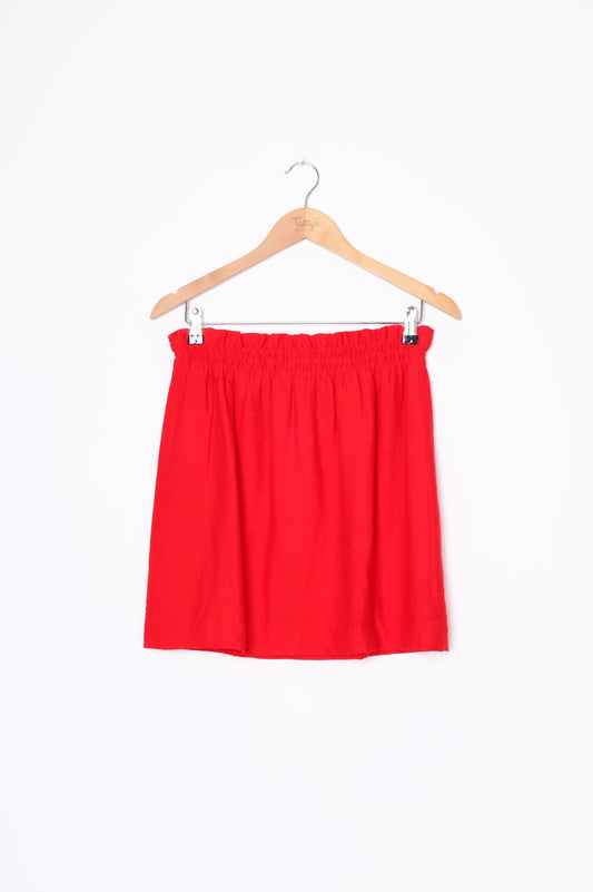 J.Crew Womens Red Mini Skirt Size 8