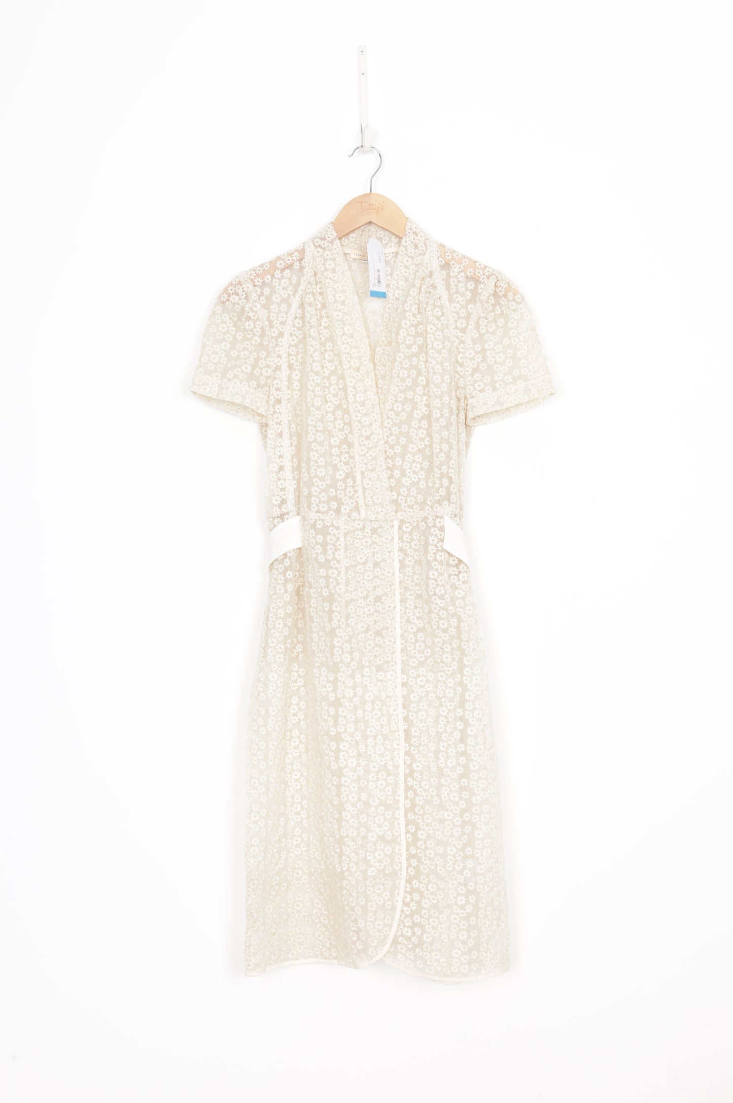 Ingrid Starnes Womens Cream Dress Size 12