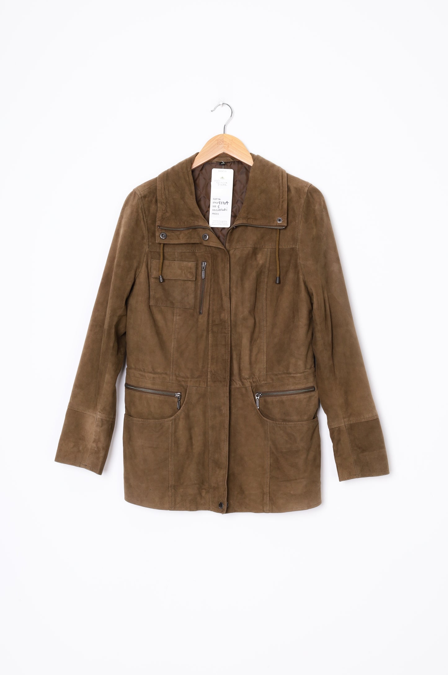 Sabatini Womens Khaki Jacket Size 12
