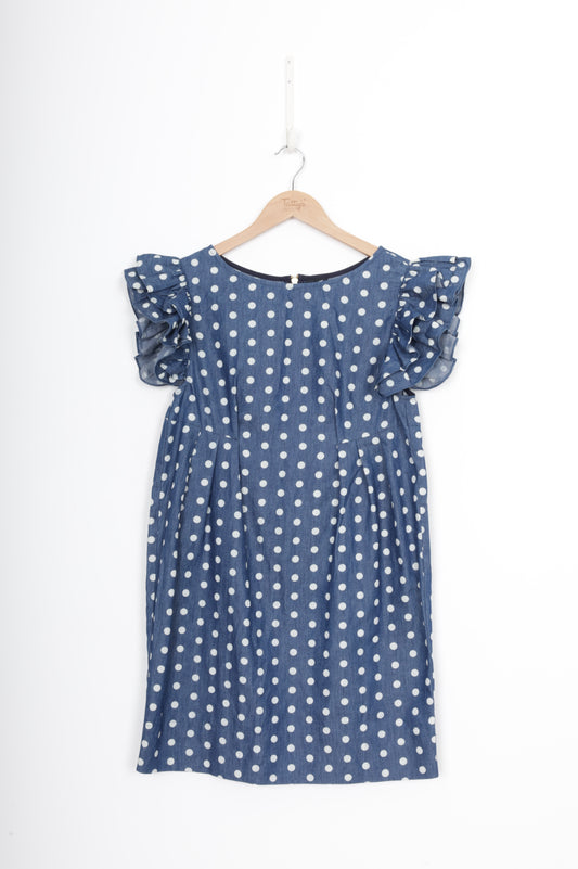 Karen Walker Runaway Womens Blue Dress Size M
